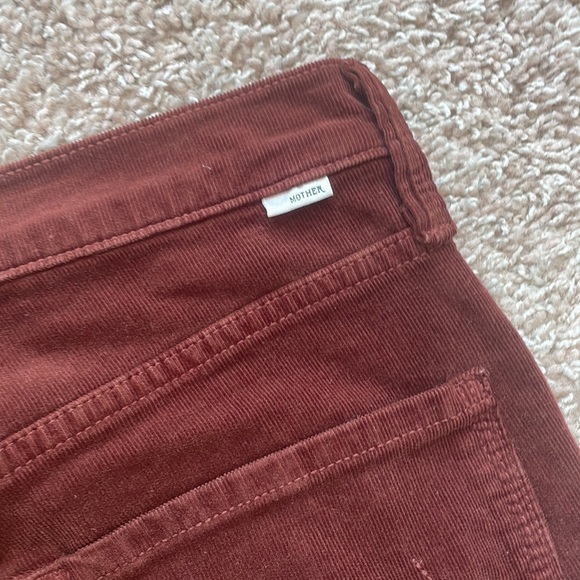 The Rider Burgundy High-Waisted Ankle Jean - Picture 8 of 10